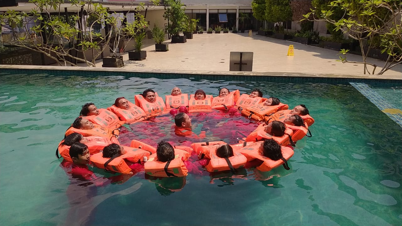 Pelatihan Bosiet - Sea Survival