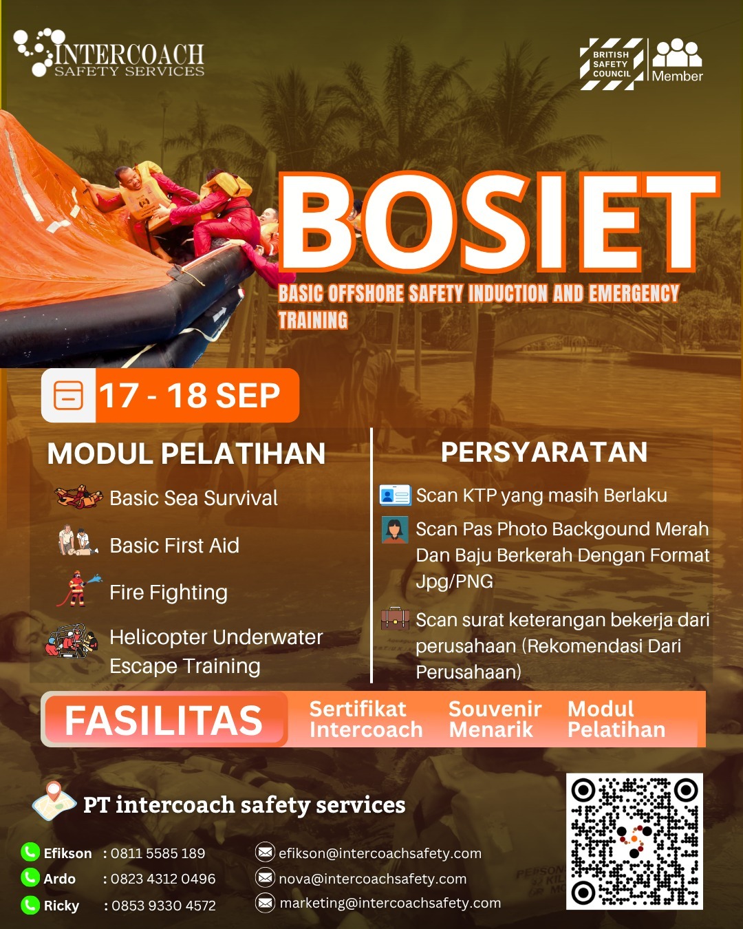 BOSIET (Basic Offshore Safety Induction and Emergency Training)