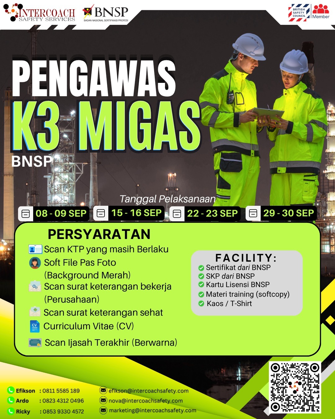 PENGAWAS K3 MINYAK DAN GAS
